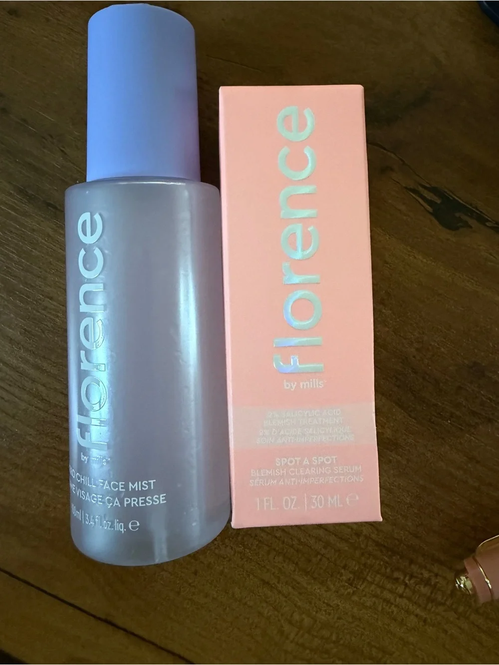 Florence by Mills Chill Since Mist Facial Mist and Spot a Spot Serum Bundle, NEW